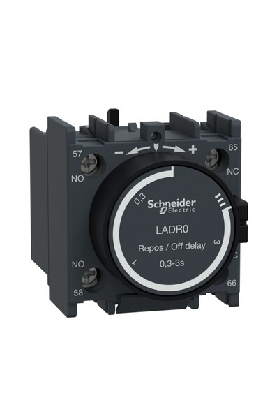 Schneider Electric Schneider LADR0 0.1-3 Sn Düşme Gecikme Zaman Rölesi 1NA + ...