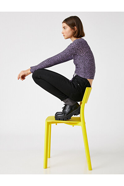 Koton Yüksek Bel Skinny Jean Pantolon Pamuklu