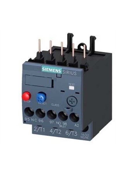 Siemens 3RU2116-1EB0 3Ru2 Sirius Termik Röle Faz Korumalı 1No 1Nc Yardımcı Ko...