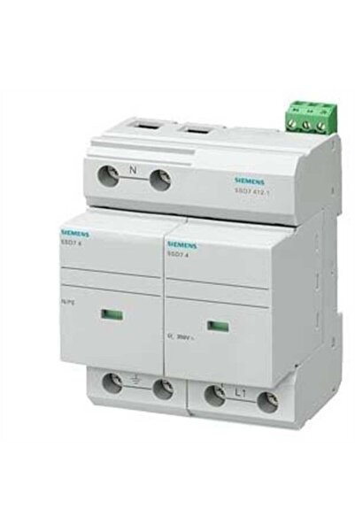 Siemens 5Sd7412 1 B Sınıfı 2 Kutuplu Tt Ve Tn S Sistemleri İçin Yıldırıma Kar...