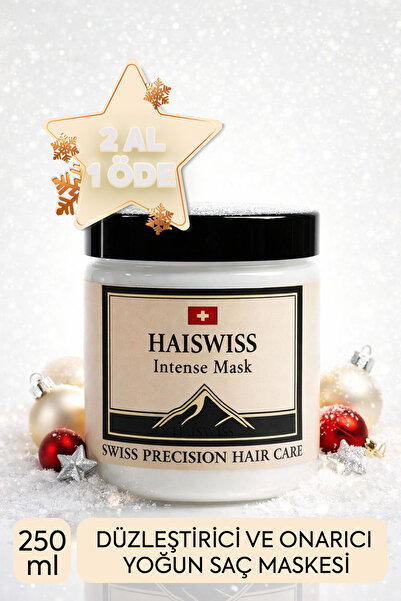 HAISWISS Keratin, Argan ve Jojoba Yağı İçeren, Dökülme Karşıtı, Nem Desteği S...