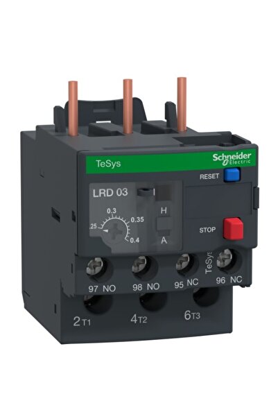 Schneider Electric Schneider LRD03 Tesys D Termik Asiri Akim 0,25-0,4A Cl10A