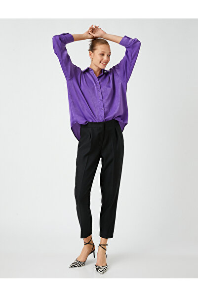 Koton Плисирани панталони с моркови с джобове