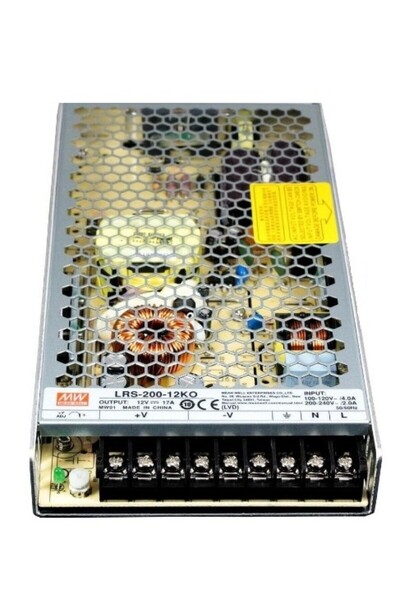 Meanwell Mean Well LRS-200-12KO 12VDC 17.0A 204W Güç Kaynağı