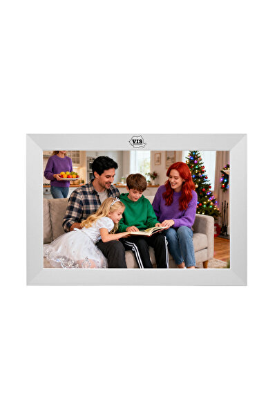 VİS Ramă foto digitală, IPS de 10,1 , suportă fotografii/videoclipuri/muzică, card SD/USB,