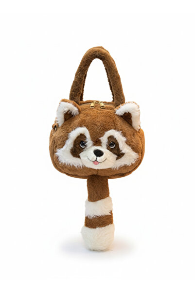 BC Cute Little Panda Crossbody Bag, Large Capacity Plush Bag, Cartoon Raccoon...