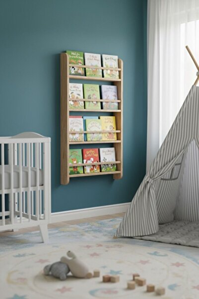 Artistic Wood ahşap montessori kitaplık