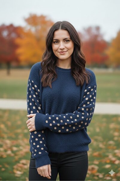 elma abone New Season Women's Great Beard Knitting Bluse