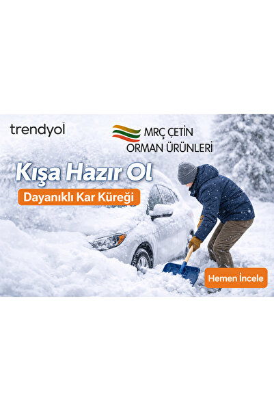 MRÇÇETİN Kar Küreği (SAPLI) Profesyonel By Mrc