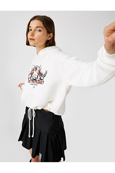 Koton Mikina s kapucí a potiskem v pase