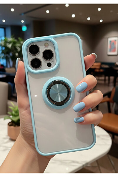 Hatreds iPhone 13 Pro Max İçin Kamera Korumalı Yüzüklü Kılıf - Leke Tutmaz Ma...