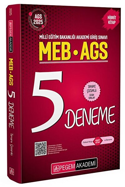 Pegem Akademi Yayıncılık SÜPER FİYAT - Pegem 2025 MEB-AGS Tüm Dersler 5 Denem...