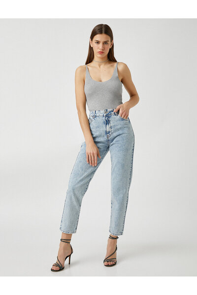 Koton High Waist Jeans - Mom Jean