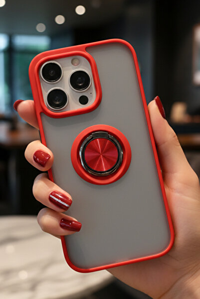 Hatreds غطاء حماية لآيفون 16 برو مع حلقة وحماية للكاميرا - مقاوم للبقع بتصميم...