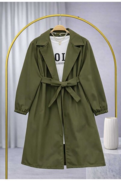 MODA VEDAT Women's Belted Trench --00350