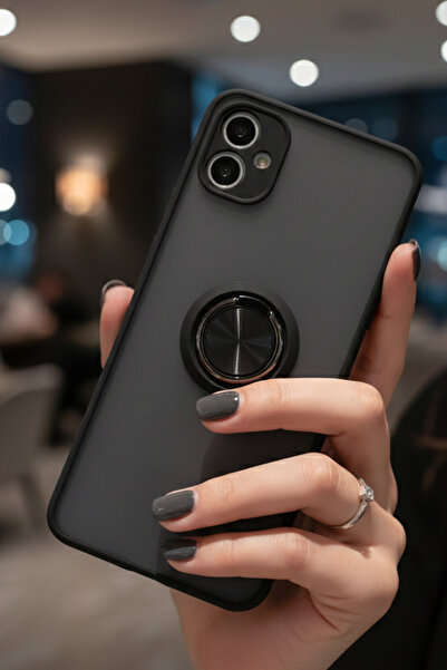 Hatreds Samsung Galaxy A05 İçin Kamera Korumalı Yüzüklü Kılıf - Leke Tutmaz M...