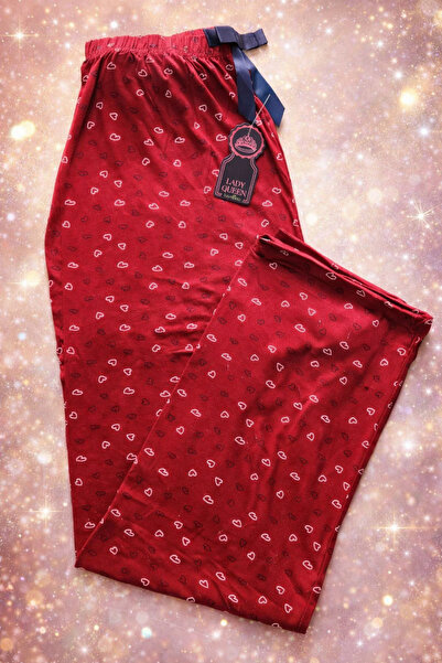 Lady Queen Lycra Ring Viscose Oversize Size Pajama Bottoms 6020