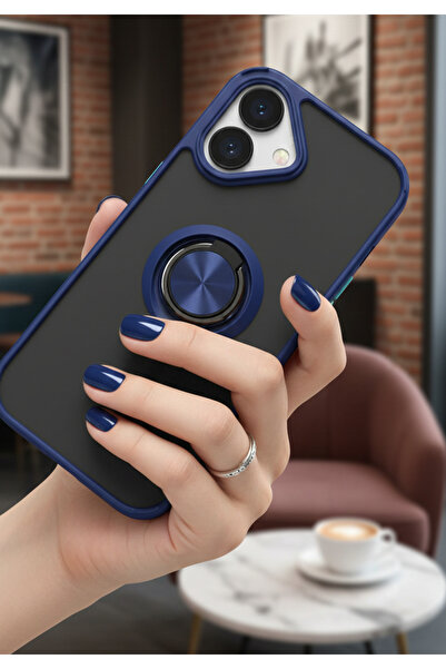 Hatreds Apple iPhone 17 İçin Kamera Korumalı Yüzüklü Kılıf - Leke Tutmaz Mat ...