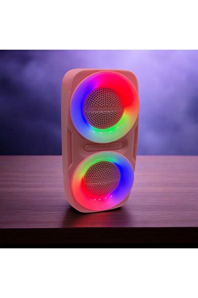 Divex MS-2692BT RGB Işıklı Bluetooth Hoparlör USB TF FM Radyo 12W Taşınabilir