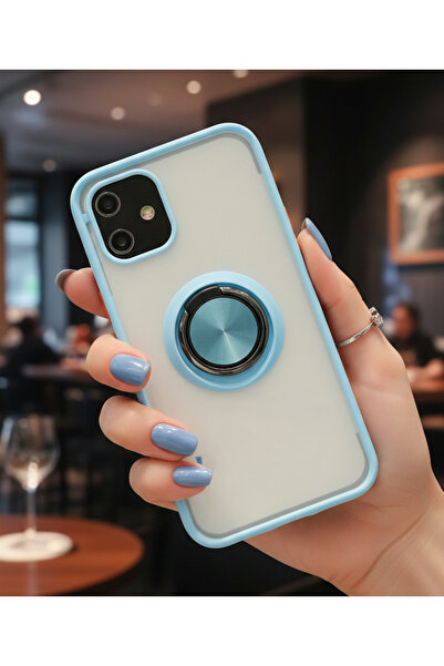 Hatreds حافظة لهاتف iPhone 12 Mini مع حلقة واقية للكاميرا - مقاومة للبقع وتشك...