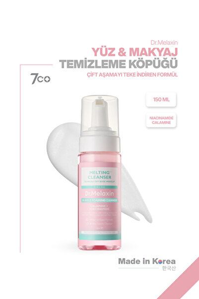 Dr.Melaxin Yüz & Makyaj Temizleme Köpüğü – Niacinamide & Calamine İçerikli | ...