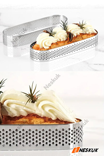 Neskuk Perfore Tart Mold 8 cm |   Stainless Steel Tart Ring |   Mini Tart Mol...