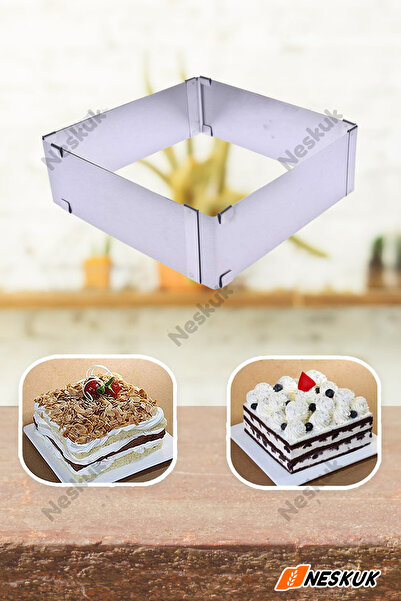 Neskuk Pasta Circle Stainless Steel |   Cake Mold |   Cheesecake Mold 15*15 c...