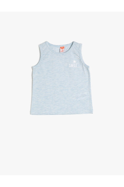 Koton Kids طفل رضيع القميص الأزرق