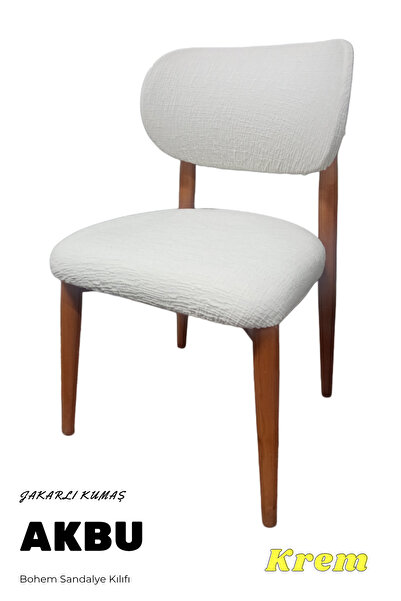 AKBU 6 adet Bohem yeni model sandalyesi kılıfı jakar