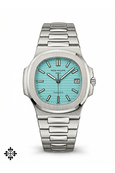 Patek Philippe ساعة باتك فليب نيتلوس - اوتوماتيك سوار فضي