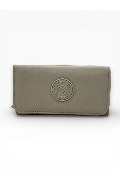 Sanmorris Жіночий гаманець з кришкою з тканини Krinkil, металевою застібкою-б...
