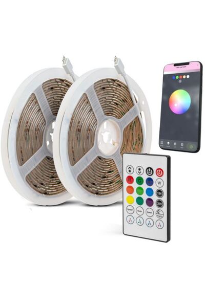 Phenom LED inteligent RGB Mercaton Band, telecomandă prin aplicație sau telec...