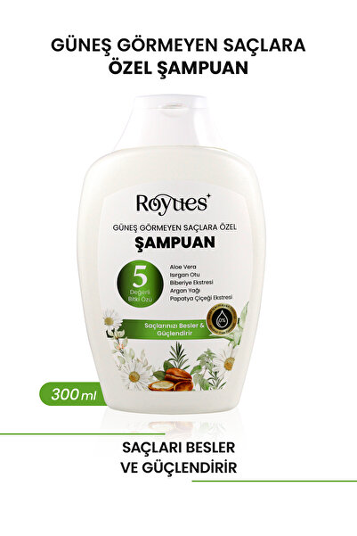 Royues Biberiye Özlü Dolgunlaştırıcı Kadın Şampuan Bitkisel Kapalı Tesettürlü...