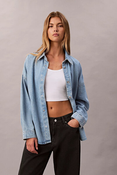 Calvin Klein RELAXED LINEN DENIM SHIRT AARON