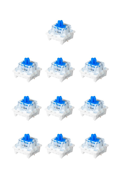 Robomer Mekanik Klavye Switch – Mavi (Clicker - Blue Switch) - 10 Adet