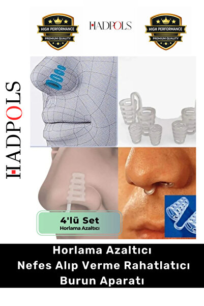 HadPols #NefesAçıcı Burun Tıkanıklığı Giderici Sessiz Rahat Uyku Silikon Apar...