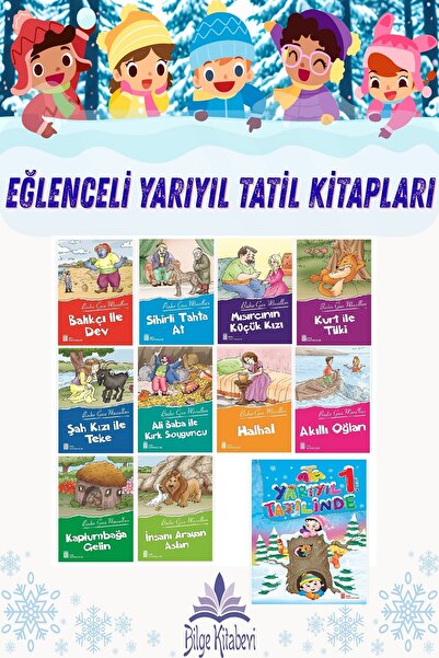 Ata Yayıncılık 1.sınıf Ata Yarıyıl Tatilinde + Binbir Gece Masalları Öykü Dizisi