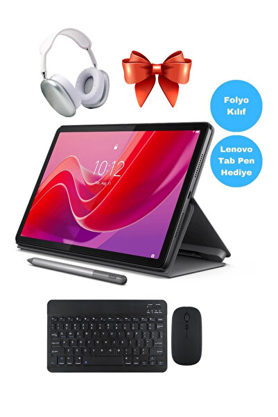 LENOVO Tab K11 Tb330fu 4gb 128gb 11" TABLET+KILIF+KALEM+KLAVYE+MOUSE+KULAKLIK