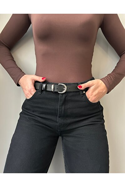 LİA KEMER Cureaua pentru femei model argintiu cu cataramă de costum, curea pe...