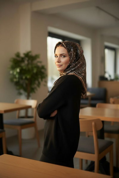 Onur وشاح نسائي ناعم منقوش عرقيًا وشاح متجر تريند