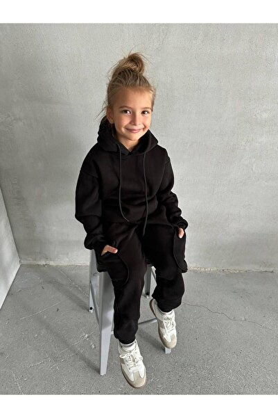 My Kids Wear Set raster cu glugă cu trei fire