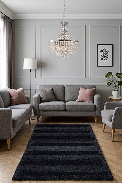 HALI SARAY CONCEPT saray simli peluş tüylü toz tüy yapmayan yumuşacık peluş halı