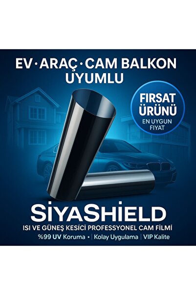 SİYACF 75 CM X 4 METRE %25 KOYU TON BİNA CEPHE ISI KONTROL FİLMİ