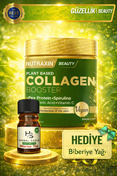 Nutraxin Vegan Protein Booster 300 gr - Pea Protein Glutensiz + Hrblsglk Bibe...