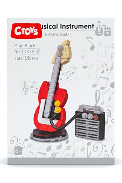 CToys Musical Instrument Series Mini Block Electric Guitar