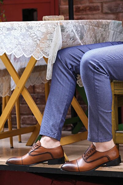 FAST STEP حذاء كلاسيكي من الجلد الطبيعي للرجال 822MA90