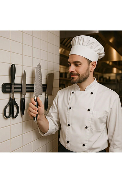 Generic Wall Mounted Magnetic Knife Holder Multicolour 20x5x1.6cm