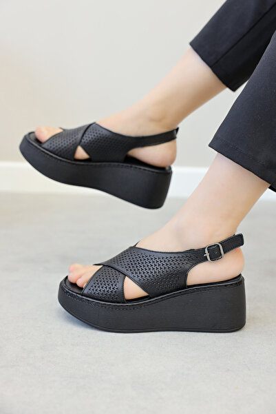 FAST STEP Дамски класически сандали от естествена кожа 621ZA864