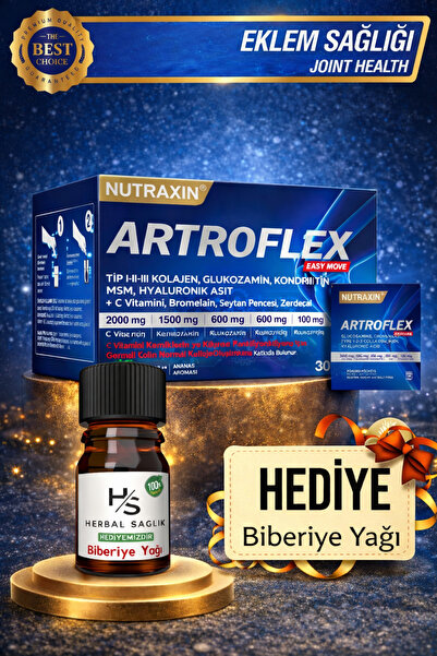 Nutraxin Artroflex Easy Move Vitamin Ve Mineralller Içeren Ananas Aromalı Tak...