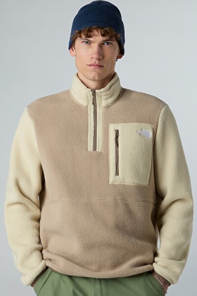 THE NORTH FACE M Yumiori 1/4 Zip Men's Outdoor Quarter Zip Fleece Jacket Nf0A883Seoz1 Gray